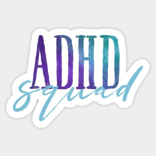 ADHD squad Sticker